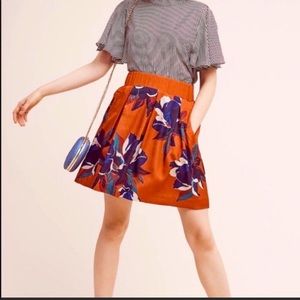 Anthropologie Maeve floral skirt EUC